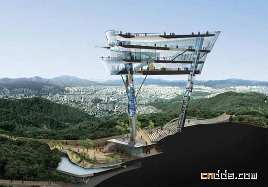 韩国Daewon公园观光塔