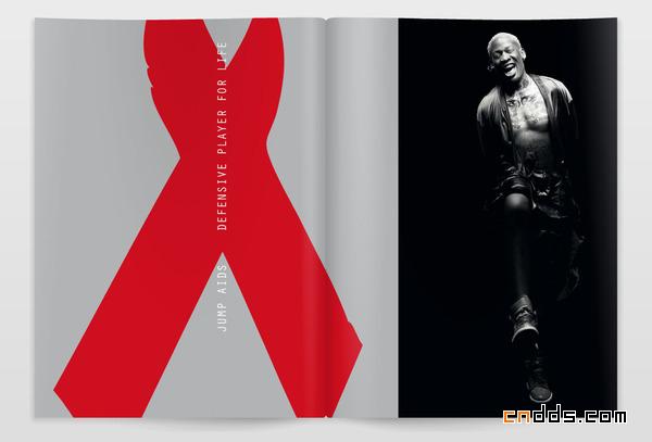 预防爱滋病画册设计