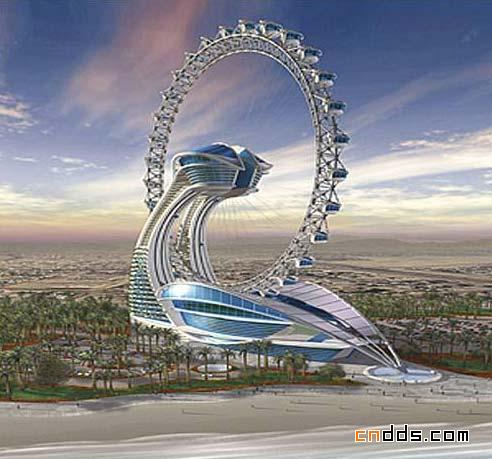 迪拜疯狂的外星建筑