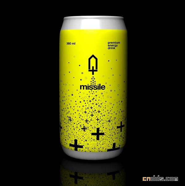Missile能量饮料品牌VI设计