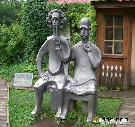 俄罗斯城市环境公共雕塑