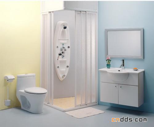 卫生间设计：七彩卫浴间