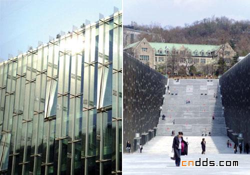 韩国首尔-梨花女子大学校园建筑设计