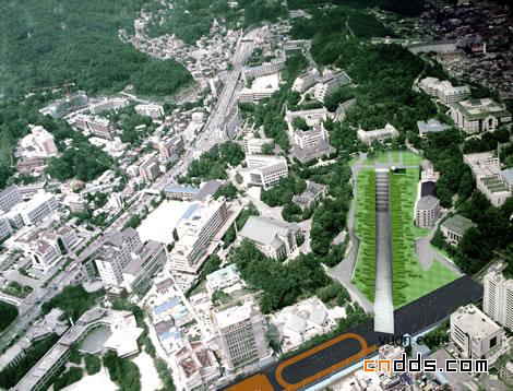 韩国首尔-梨花女子大学校园建筑设计