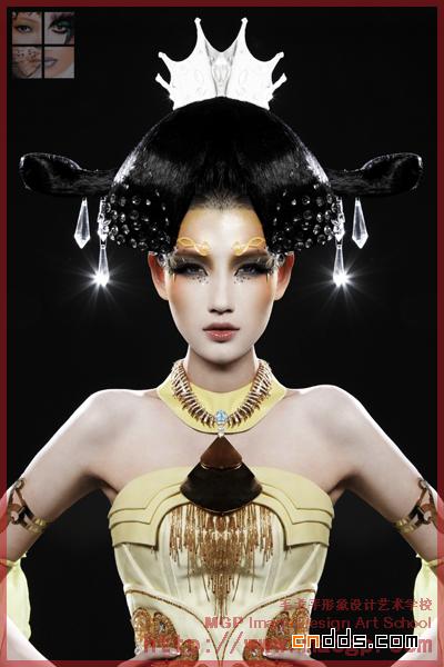 圣心·魔欲--2010毛戈平MGPIN彩妆造型发布会