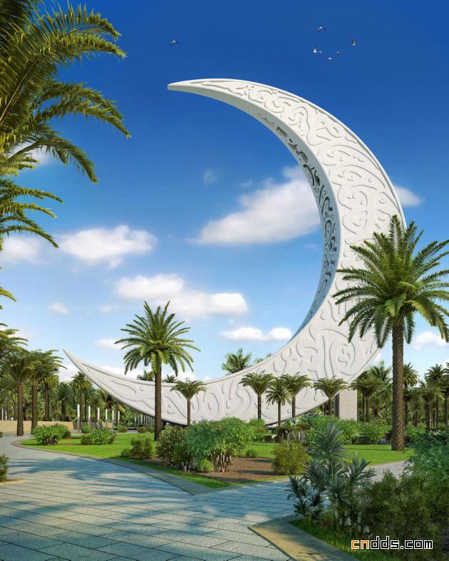 迪拜Zabeel公园新月设计