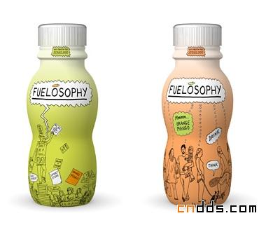 百事fuelosophy果汁饮料包装设计