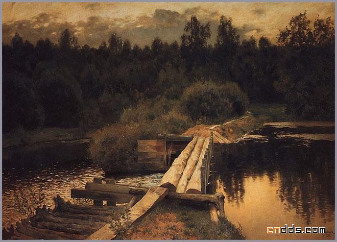 俄罗斯风景油画欣赏