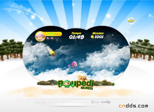 Poupedi Sicredi游戏网站设计欣赏