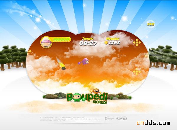 Poupedi Sicredi游戏网站设计欣赏