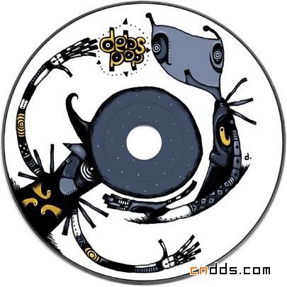 韩国手绘CD光盘封面设计欣赏