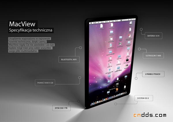 mac(蘋(píng)果)概念平板電腦設(shè)計(jì)