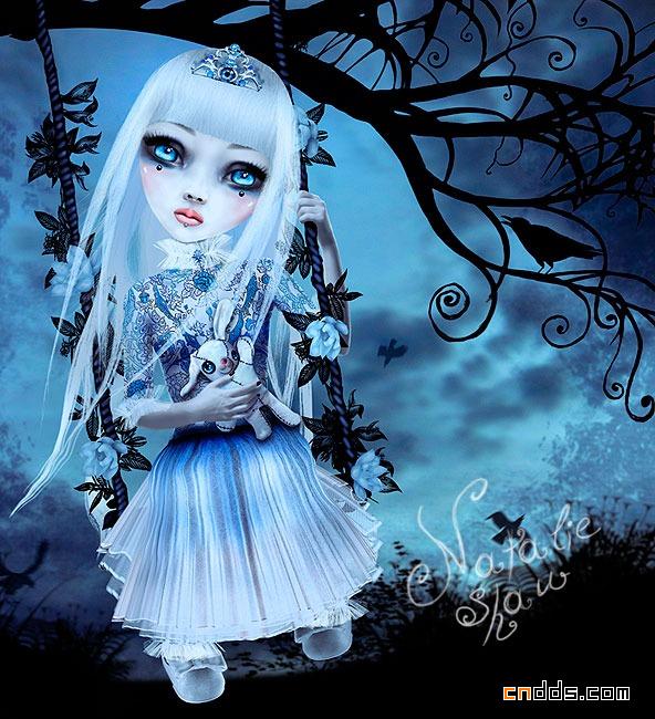 立陶宛黑暗藝術(shù)家Natalie Shau