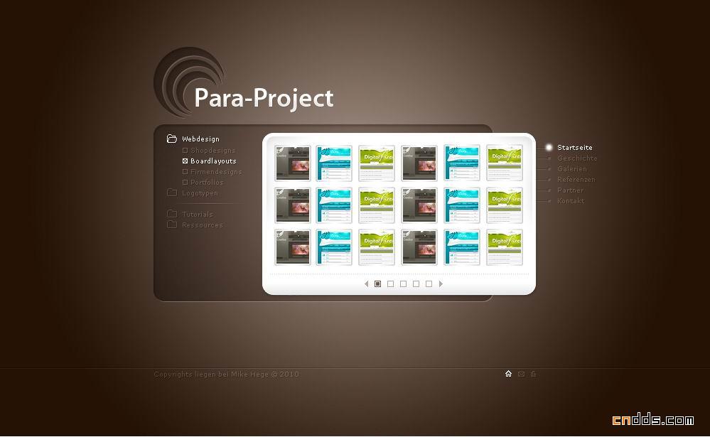 德国Para-Project质感细腻网页作品