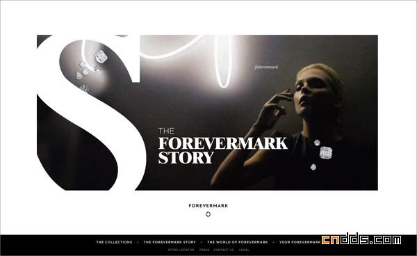 钻石品牌Forevermark网站欣赏