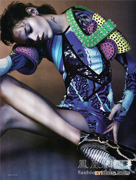 弗莱娅-贝阿-埃里克森Vogue英国版时尚大片