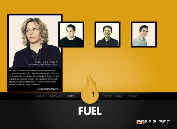 JS酷站:美国Fuel品牌设计公司