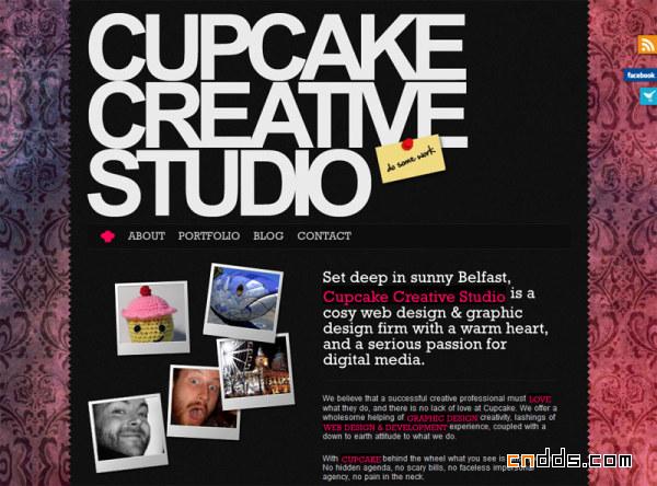 英国Cupcake创意设计工作室网站