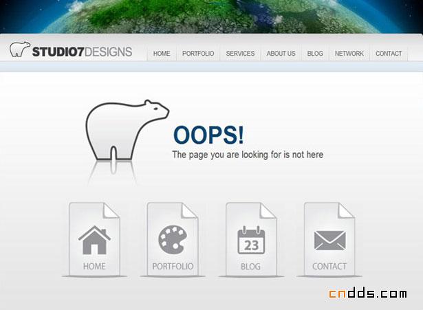 创意404页面欣赏