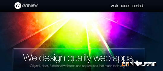 色彩丰富的网页设计欣赏