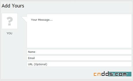 國外網(wǎng)頁評論表單設(shè)計欣賞