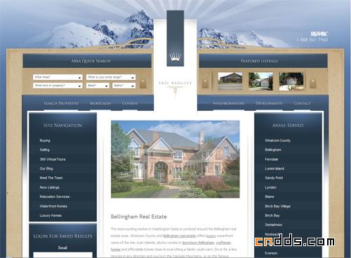 國(guó)外房地產(chǎn)網(wǎng)站設(shè)計(jì)