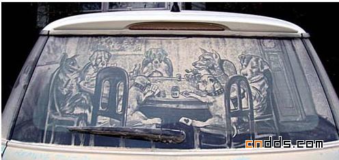 罕见的车窗艺术设计