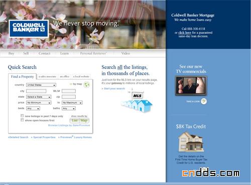 國外房地產網站設計