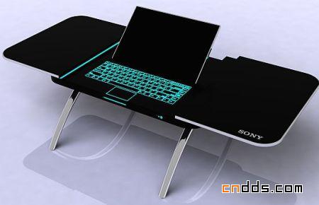 电脑咖啡桌设计
