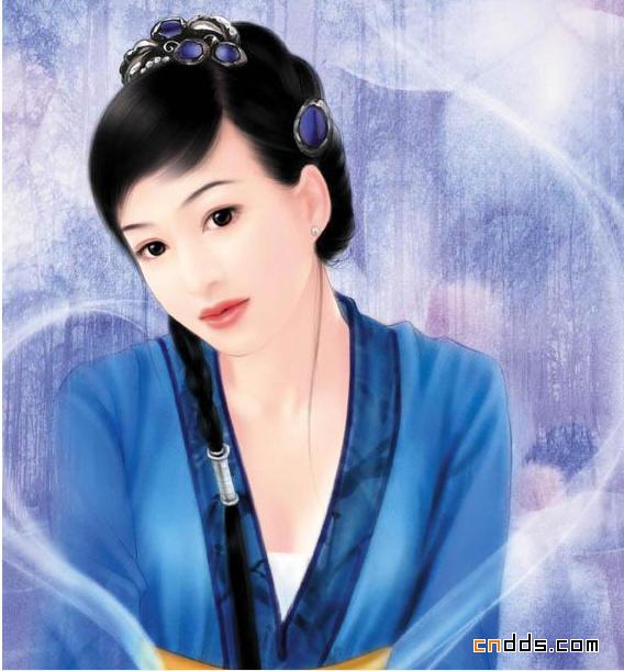 一組古典美女插畫欣賞