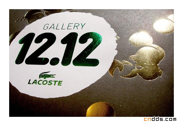 时尚品牌LACOSTE GALLERY 12.12展示活动VI设计