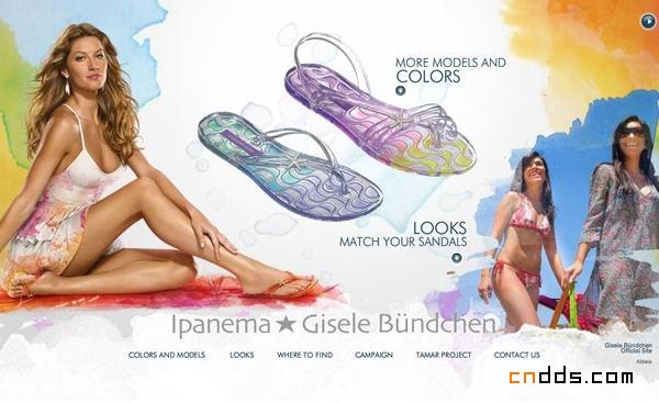 GiseleBundchen女涼鞋產品網站