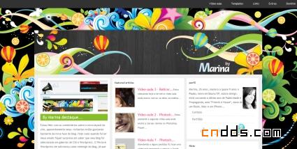 漂亮的色彩丰富的网站设计欣赏