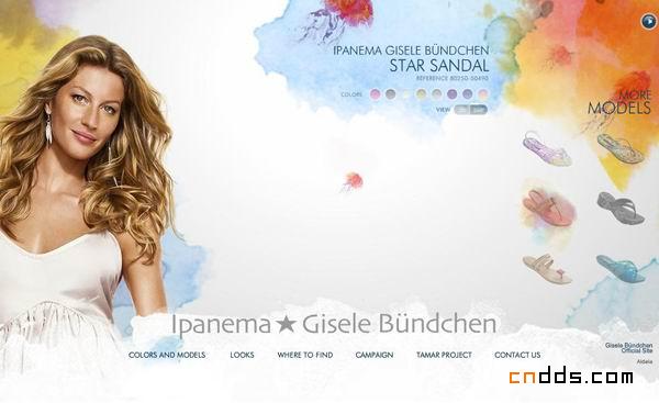 GiseleBundchen女涼鞋產品網站