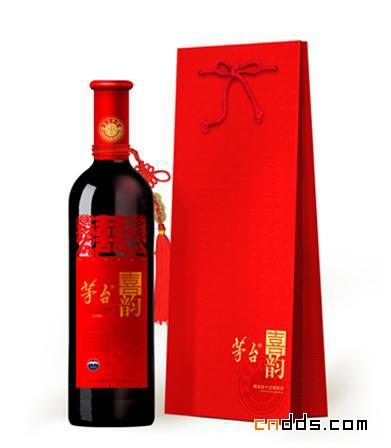 中国元素白酒、红酒包装设计