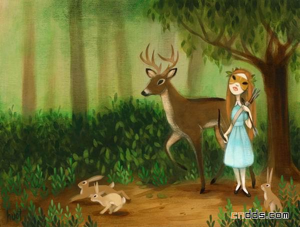 靈異插畫—哥倫比亞女插畫師