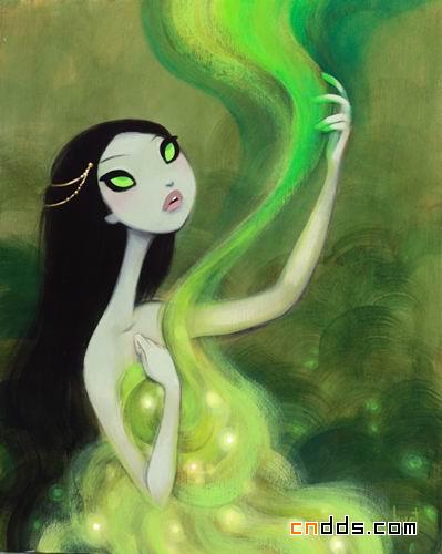 靈異插畫—哥倫比亞女插畫師