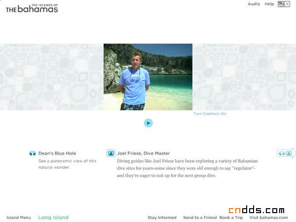 巴哈馬(Bahamas)旅游WEB界面設計