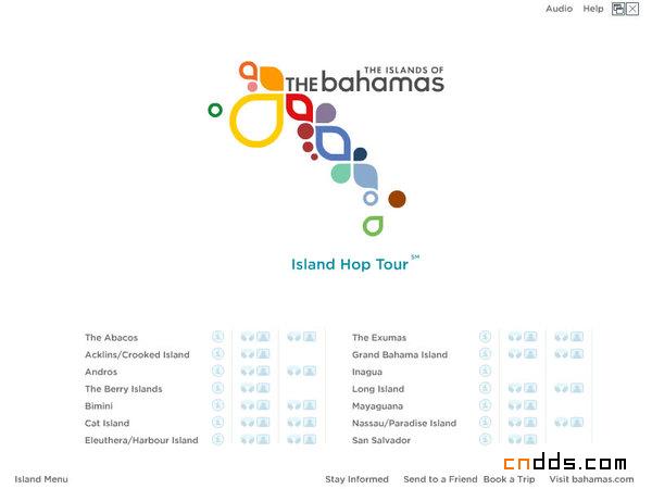 巴哈馬(Bahamas)旅游WEB界面設計