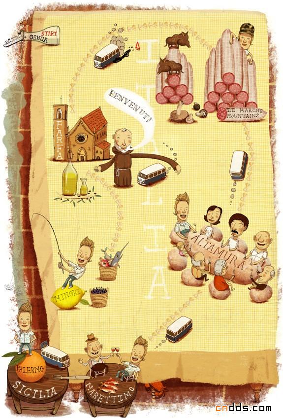 英國插畫家Andy Ward作品欣賞
