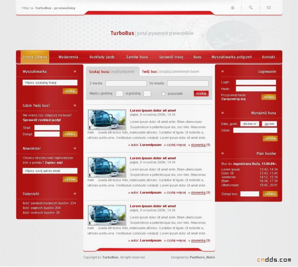 波蘭PanthereNoire92網頁設計作品