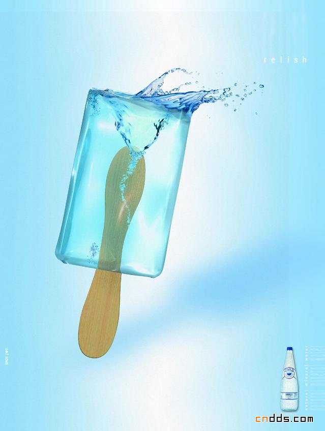Ioli天然礦泉水系列廣告插畫