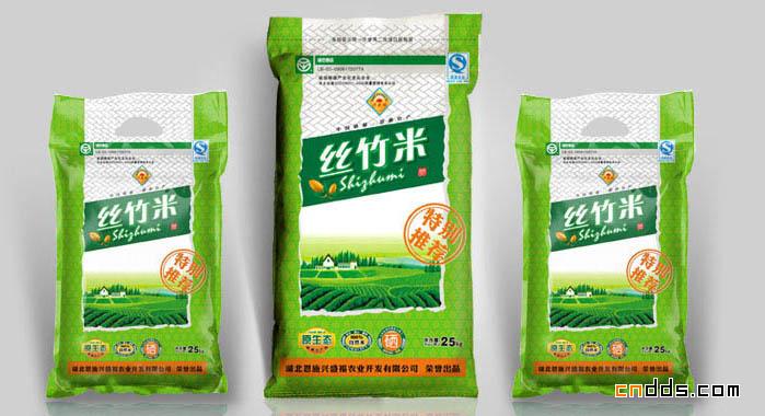农作物大米包装袋设计