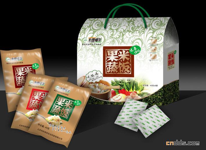 果蔬米饭杂粮包装盒设计