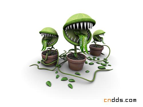抽象炫彩3D插畫(huà)