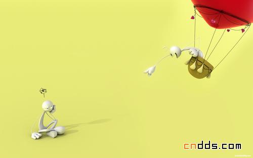 抽象炫彩3D插畫