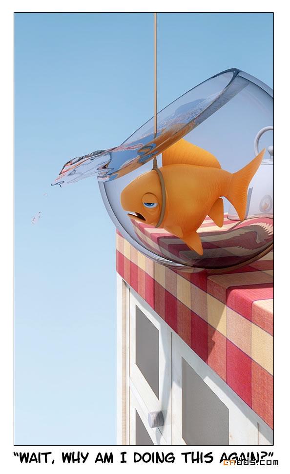 逼真3D藝術作品欣賞
