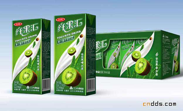 三元食品“纖果匯”包裝設計欣賞