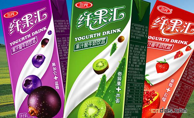 三元食品“纖果匯”包裝設計欣賞
