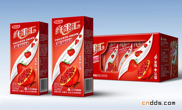 三元食品“纖果匯”包裝設計欣賞